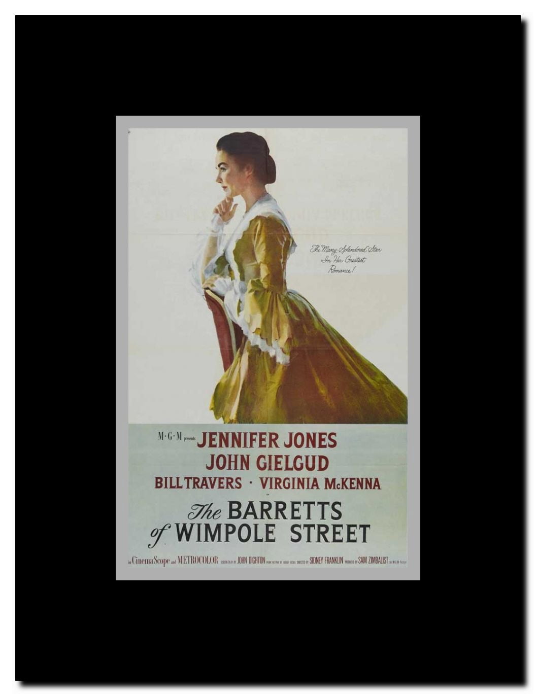 The Barretts of Wimpole Street Framed Movie Poster