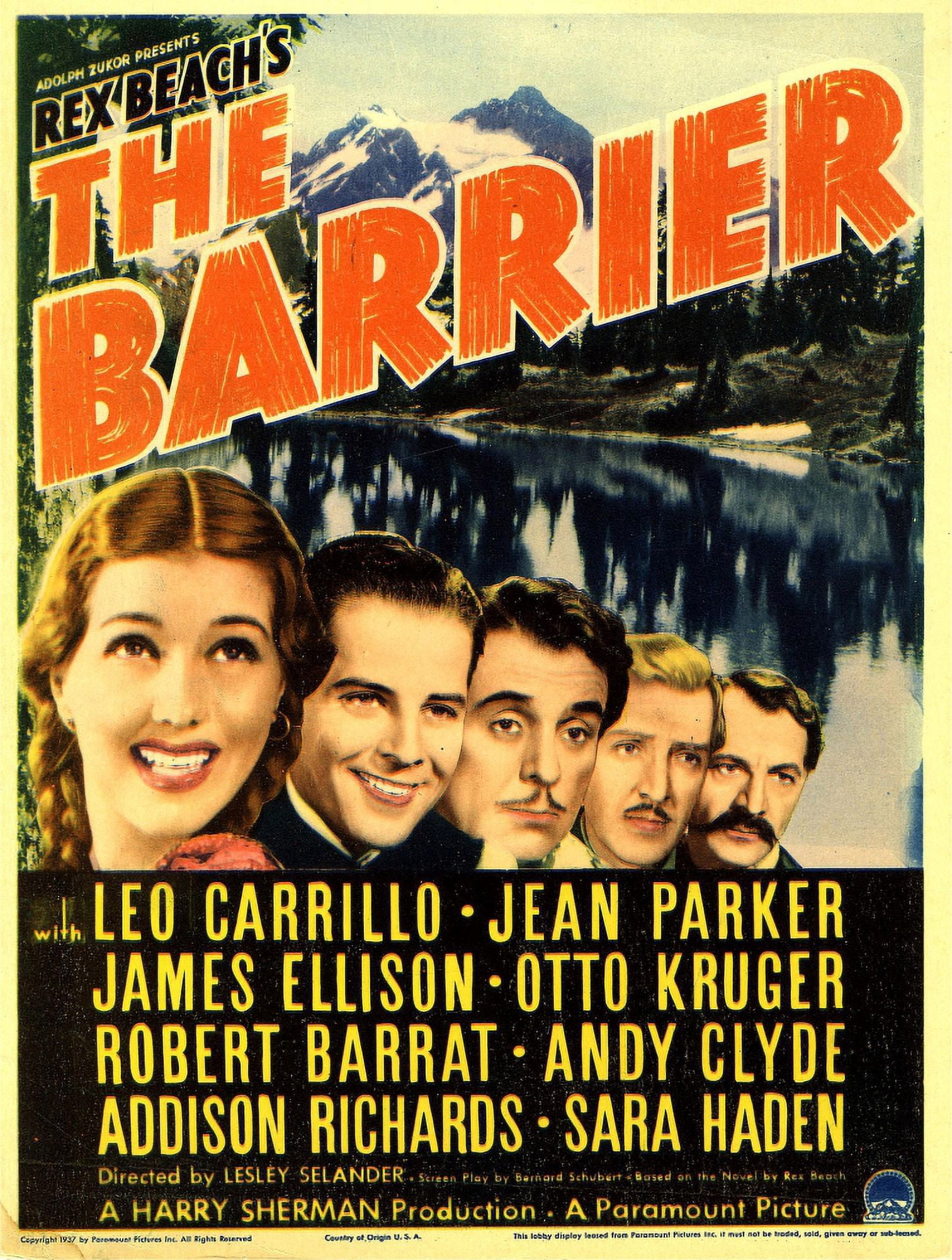 The Barrier Canvas Art - (24 x 36)