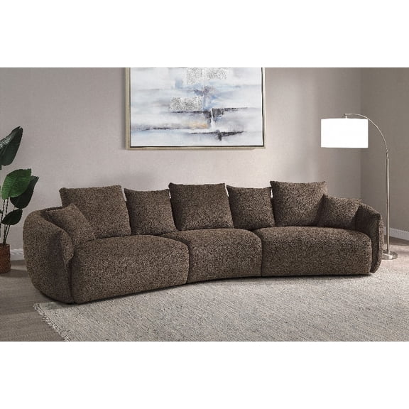The Bash Macca Anthology Boucle Sofa: Strong Wooden Inner Frame, Superior Comfort