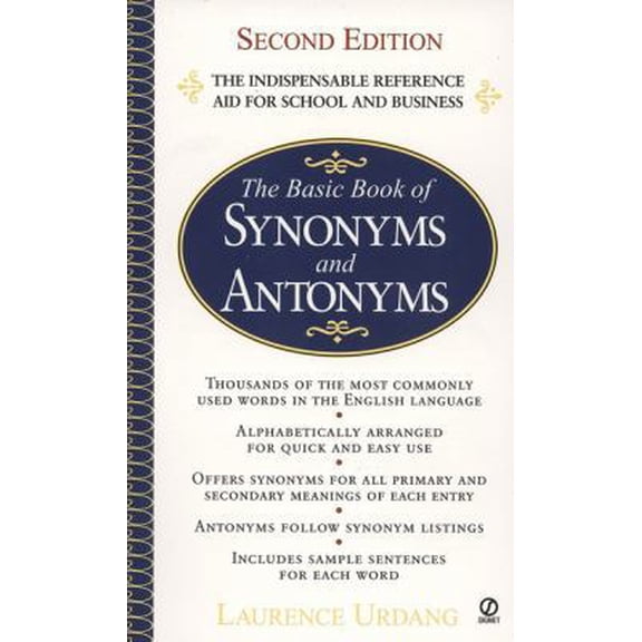 Pre-Owned The Basic Book of Synonyms and Antonyms (Unknown) 0451161947 9780451161949