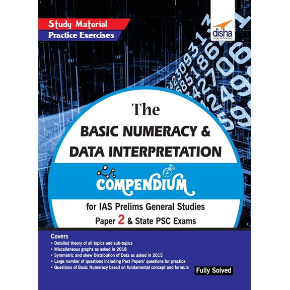 The Basic Numeracy & Data Interpretation Compendium for IAS Prelims General Studies Paper 2 & State PSC Exams, (Paperback)