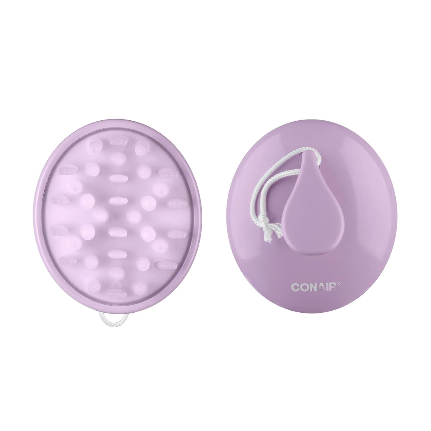 Scap Message Conair, The Basik Edition Scalp Massage Brush, Purple, Triple Action ...