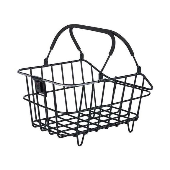 The Basil Cento Alu Multi System Nordlicht MIK Compatible Rear Basket