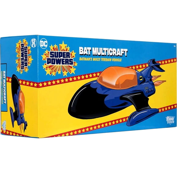 DC Super Powers 4 Inch Scale Vehicle Figure Wave 10 Crowdfunded Exclusive - The Bat Multicraft (Batman's Multi Terrain Vehicle)