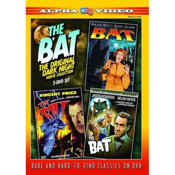 The Bat: The Original Dark Night Movie Collection (DVD), Alpha Video, Action & Adventure
