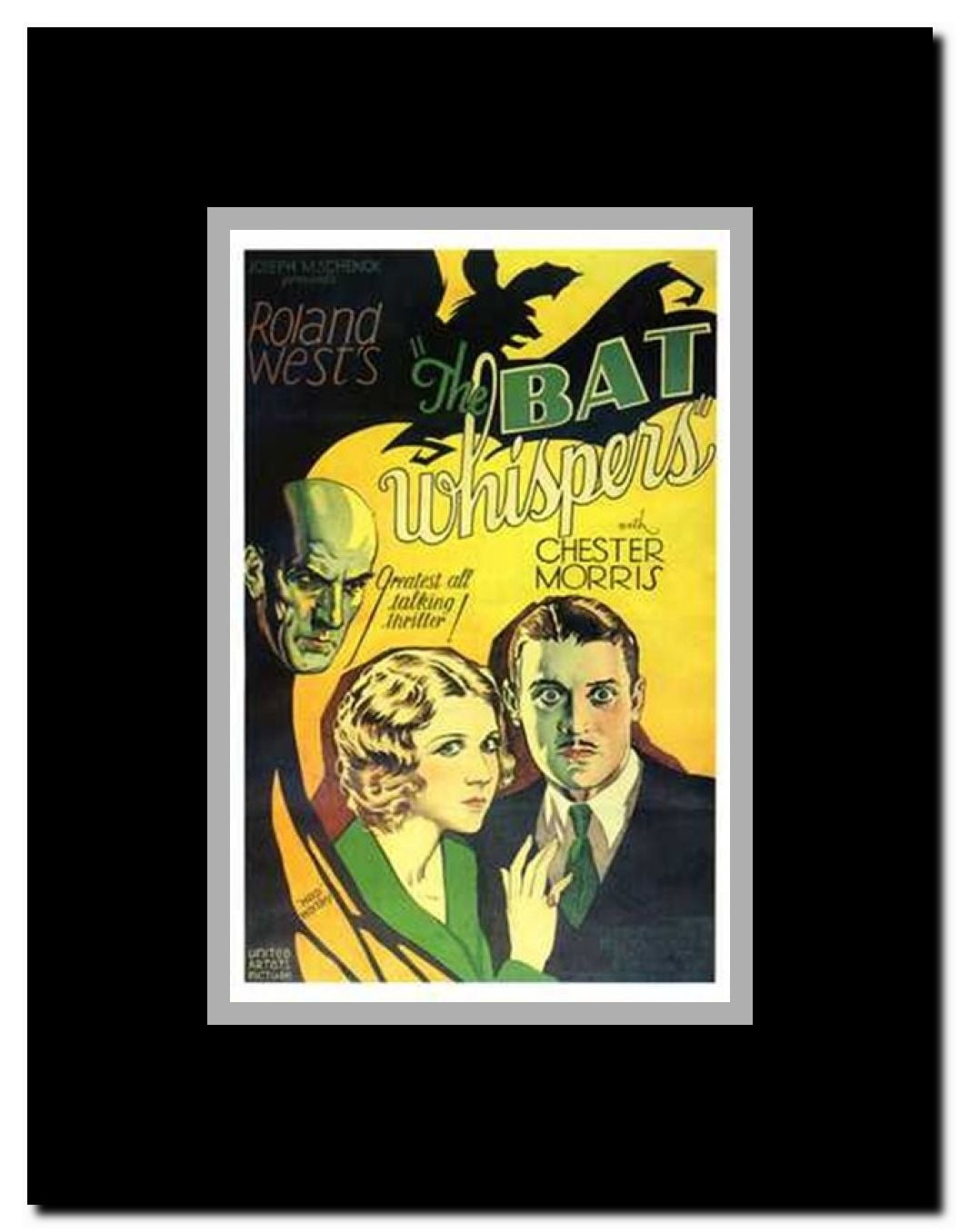 The Bat Whispers Framed Movie Poster