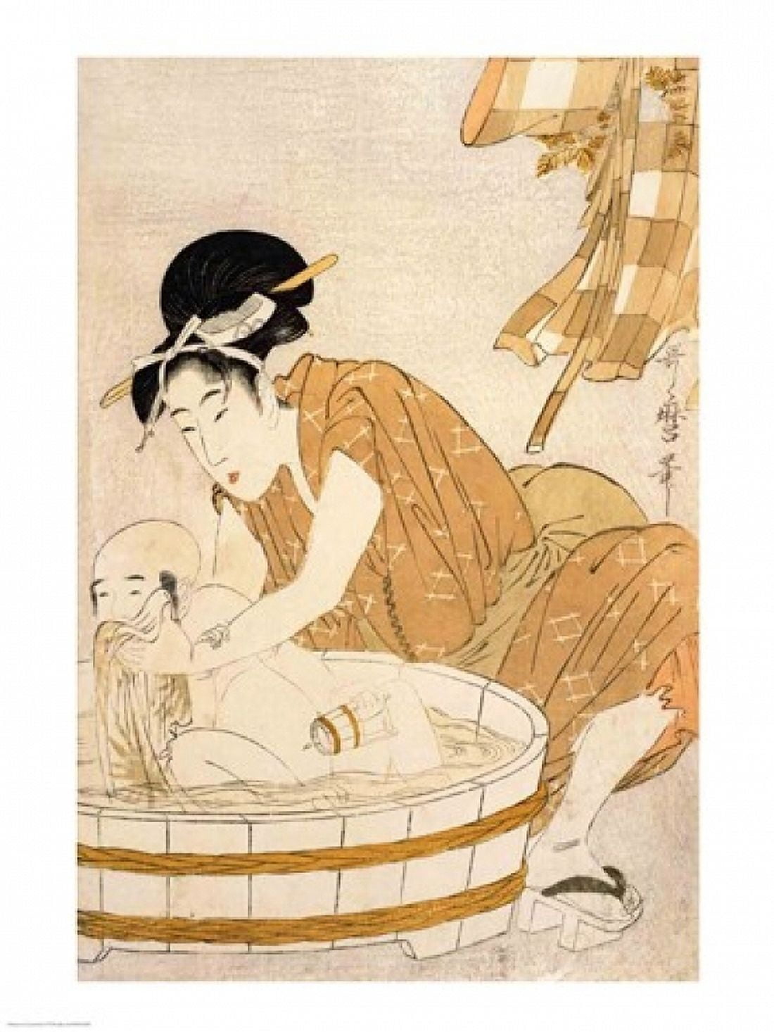 The Bath Canvas Art -  (24 x 36)