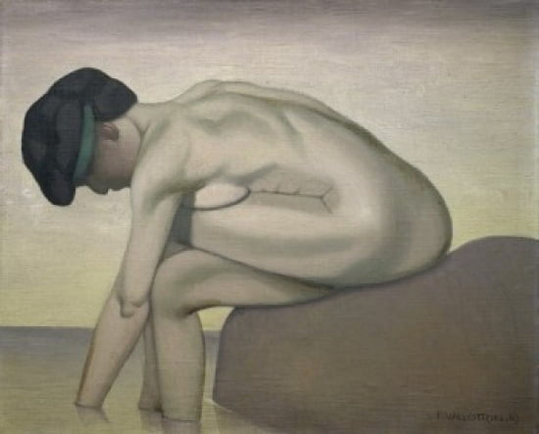 The Bather 1919 Felix Edouard Vallotton (1865-1925Swiss) Petit Palais Geneva Canvas Art - Felix Edouard Vallotton (24 x 36)