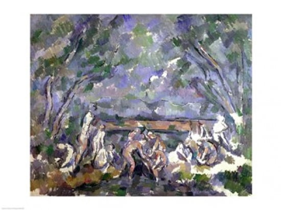 The Bathers 1902-06 Canvas Art - Paul Cezanne (24 x 18)