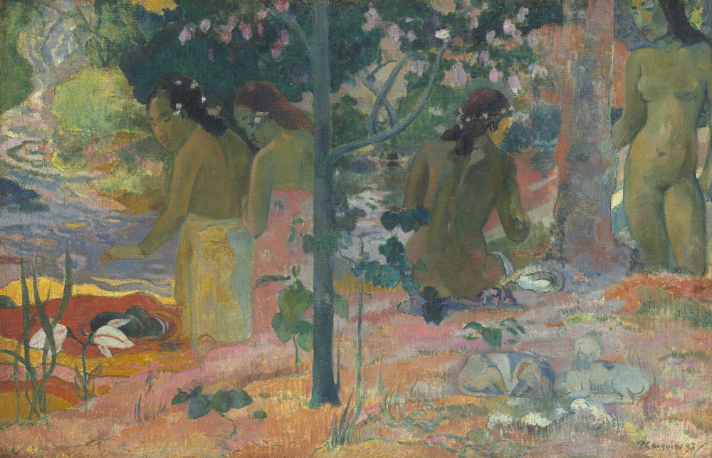 The Bathers Canvas Art - (24 x 18)