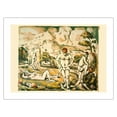 thumbnail image 1 of The Bathers - From an Original Color Lithograph by Paul Cézanne c.1890 - Fine Art Matte Paper Print (Unframed) 24x32in, 1 of 4
