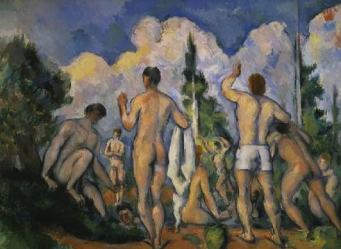 The Bathers c1890-1892 Paul Cezanne (1839-1906 French) Musee dOrsay Paris France Canvas Art - Paul Cezanne (18 x 24)