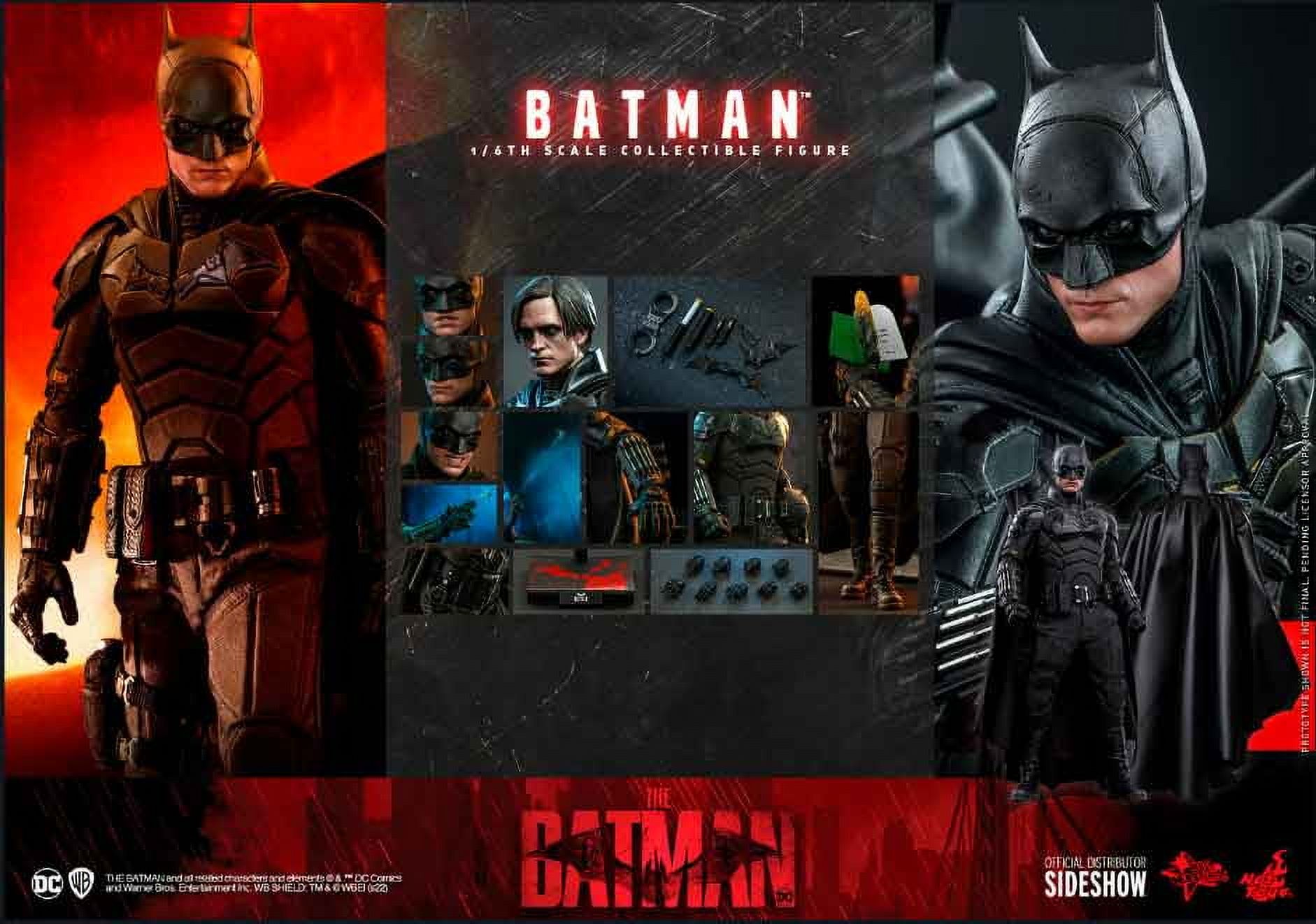 The Batman 12 Inch Action Figure 1/6 Scale - Batman Hot Toys