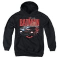 thumbnail image 1 of The Batman (2022) Batmobile Kids Pull-Over Hoodie (Large) for Youth Boys and Girls, Black, 1 of 5