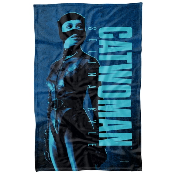 The Batman (2022) Blanket, Catwoman Fleece Blanket 36' x 58'