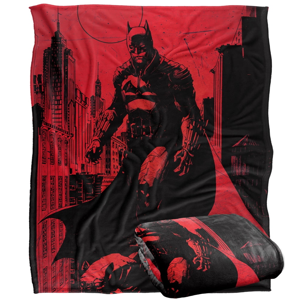 The Batman (2022) Blanket, Jim Lee Art Silky Touch Super Soft Throw ...