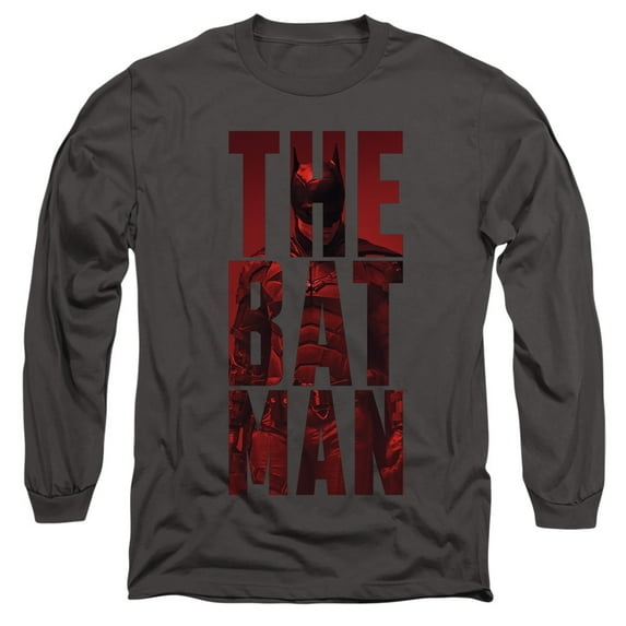 The Batman (2022) Crimson Crusader Unisex Adult Long-Sleeve T Shirt