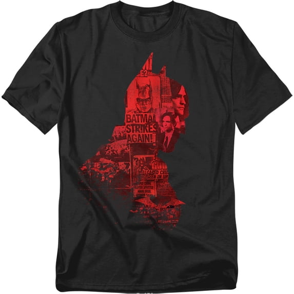 The Batman (2022) T-Shirt News Silhouette Unisex Graphic Tee For Men & Women