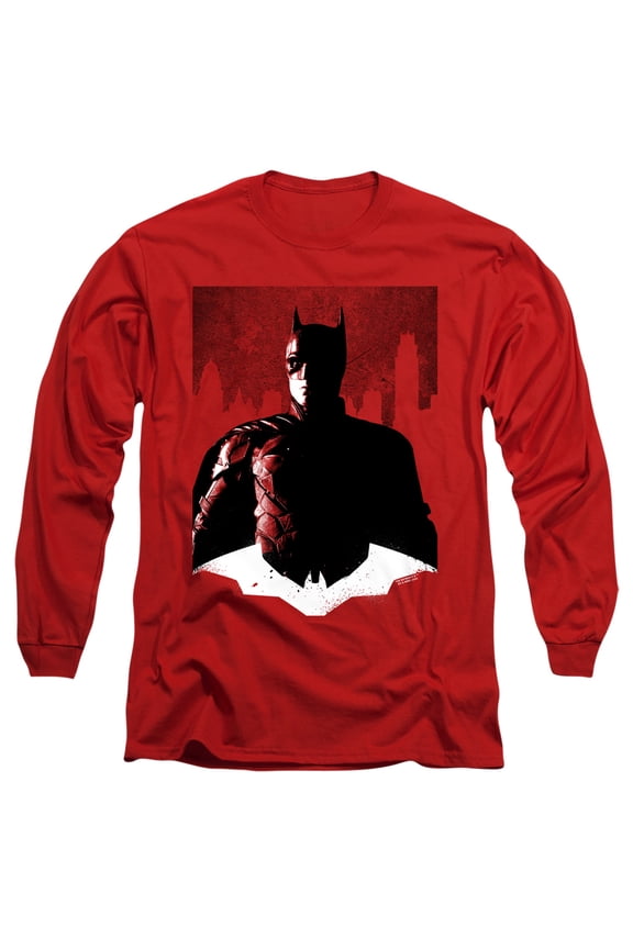 The Batman (2022) Noir Batman Unisex Adult Long-Sleeve T Shirt