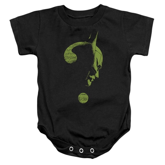 The Batman (2022) Question Mark Unisex Infant Snap Suit for Baby (24 Months) Black