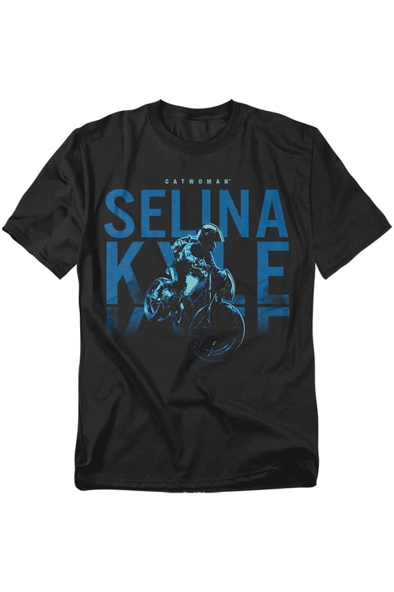 The Batman T-Shirt Selina Kyle Motorcycle Unisex Graphic Tee For Men & Women
