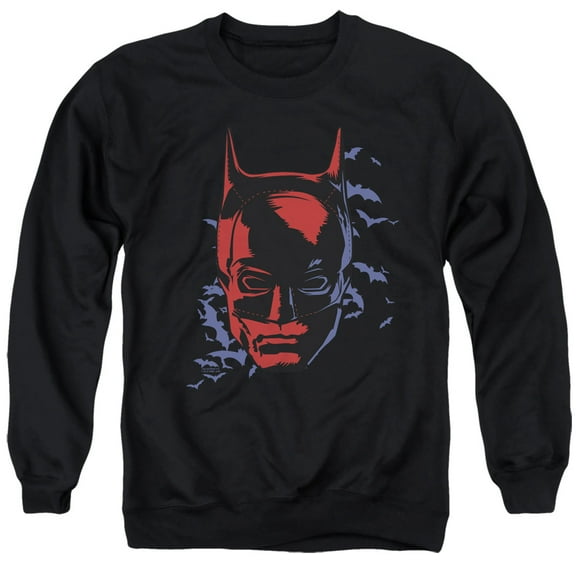 The Batman (2022) Shadowed Headshot Unisex Adult Crewneck Sweatshirt
