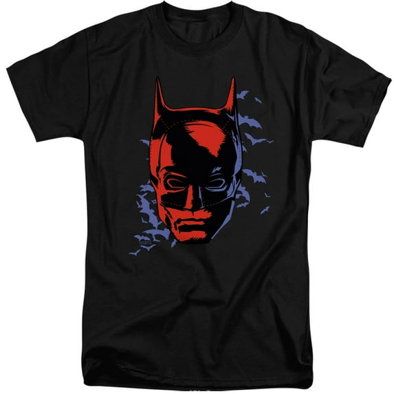 The Batman (2022) Shadowed Headshot Unisex Adult Tall T Shirt