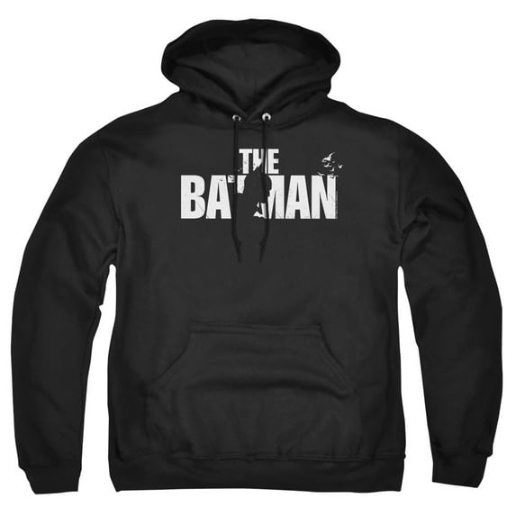 The Batman (2022) Silhouette Title Unisex Adult Pull-Over Hoodie