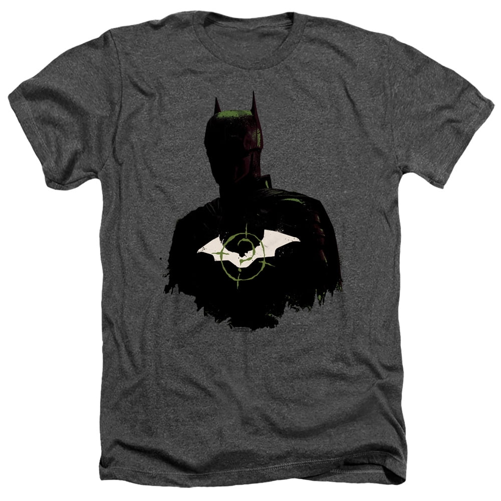 The Batman (2022) Silhouette With Riddler Logo Unisex Adult Heather T ...