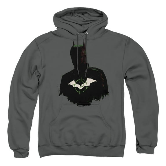 The Batman (2022) Silhouette With Riddler Logo Unisex Adult Pull-Over Hoodie