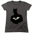 thumbnail image 1 of The Batman (2022) Silhouette With Riddler Logo Women's T Shirt, 1 of 5