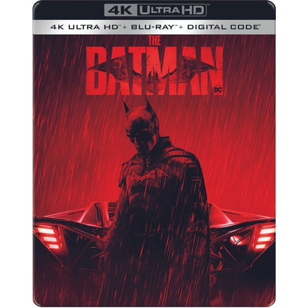 The Batman (2022) (Steelbook) (4K Ultra HD + Blu-ray + Digital Copy)