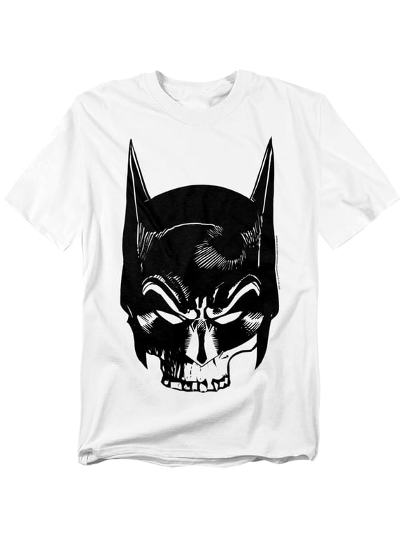 The Batman (2022) T-Shirt Skull On White Unisex Graphic Tee for Men & Women