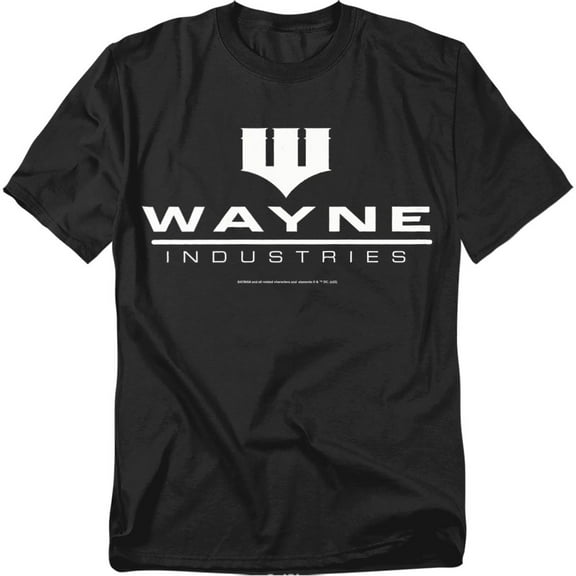The Batman (2022) T-Shirt Wayne Logo On Black Unisex Graphic Tee for Men & Women