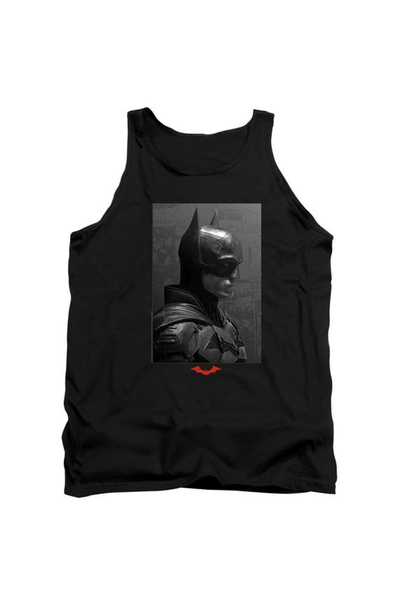 The Batman (2022) Unisex Adult Tank Top, Worn Portrait, Large