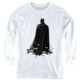 thumbnail image 1 of The Batman Bat Cape Kids Long Sleeve T Shirt (Medium) for Youth Boys and Girls, White, 1 of 4