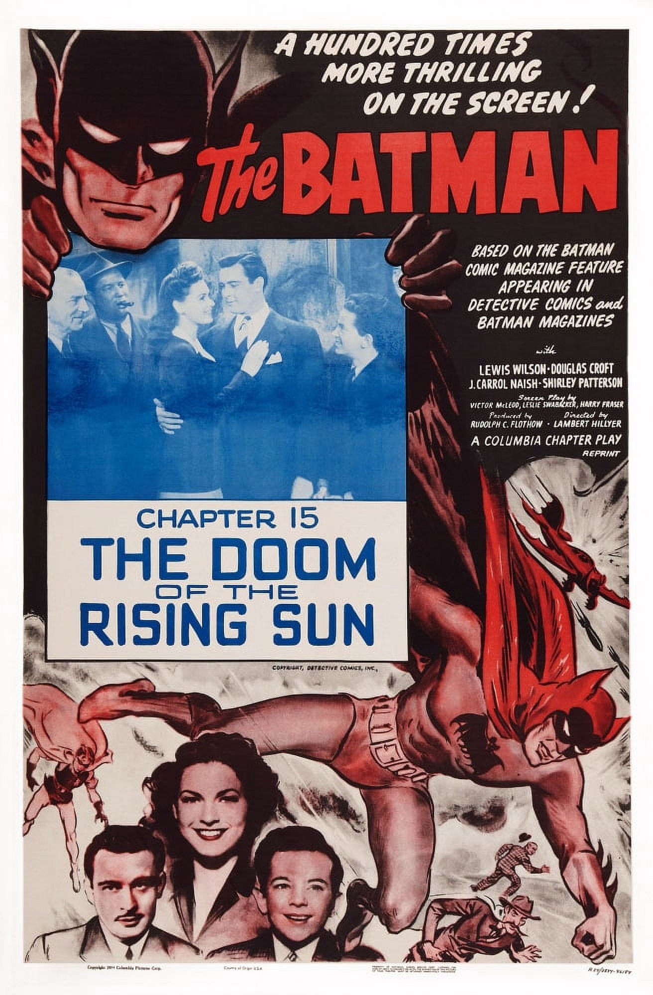 The Batman Canvas Art - (24 x 36)