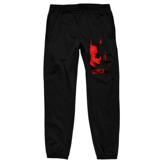 The Batman Customized Men's Black Sweatpants-Medium
