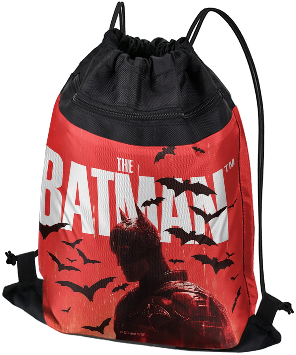The Batman Drawstring Backpack Sports Bag Sackpack 17