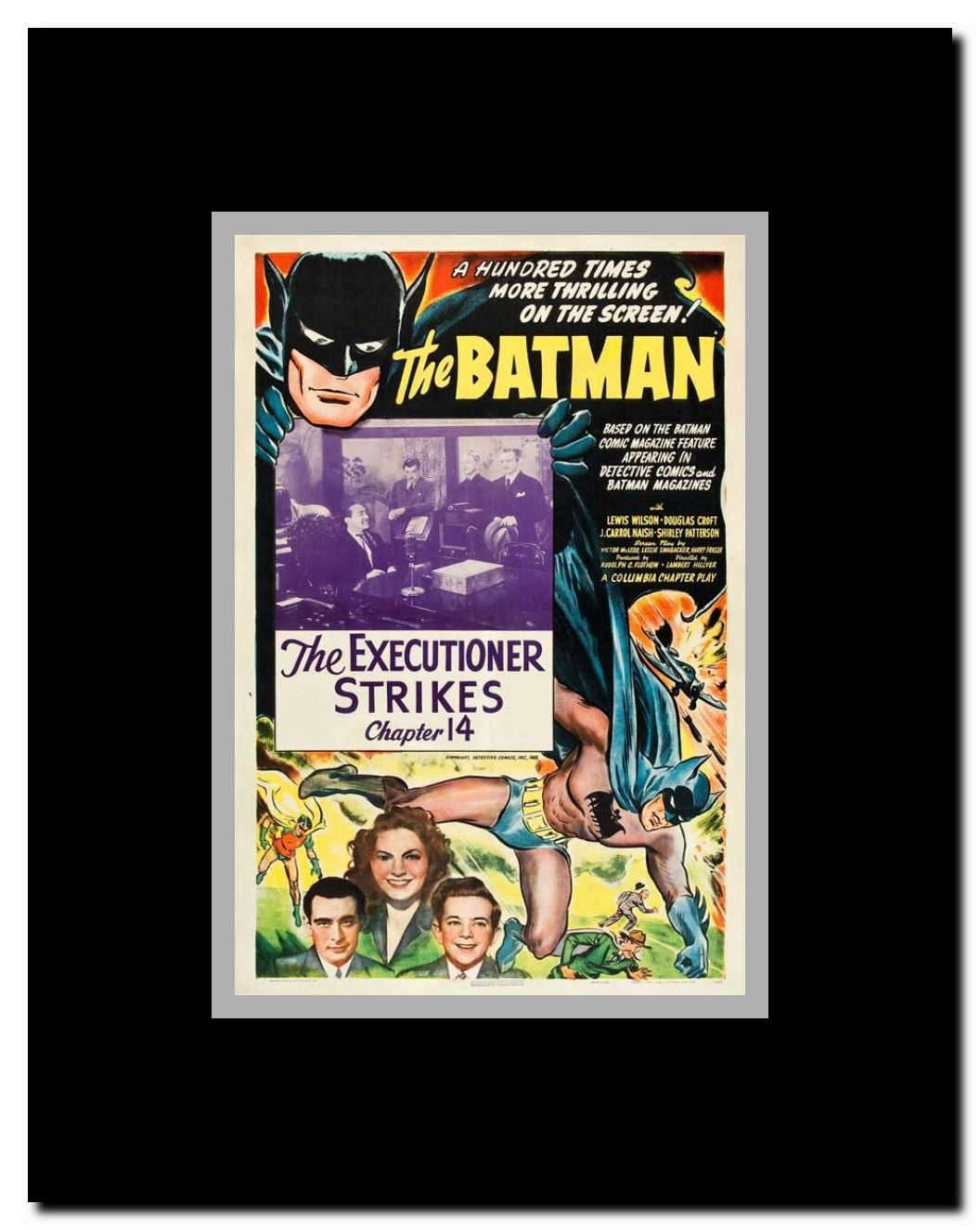 The Batman Framed Movie Poster