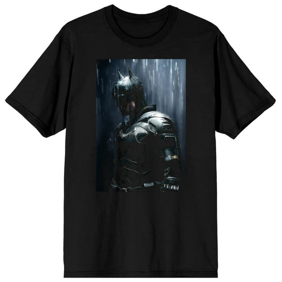 The Batman Movie DC Comic Book Men's Black Short Sleeve Graphic Tee-XX-L