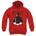 thumbnail image 1 of The Batman Noir Batman Kids Pull-Over Hoodie (Large) for Youth Boys and Girls, Red, 1 of 5