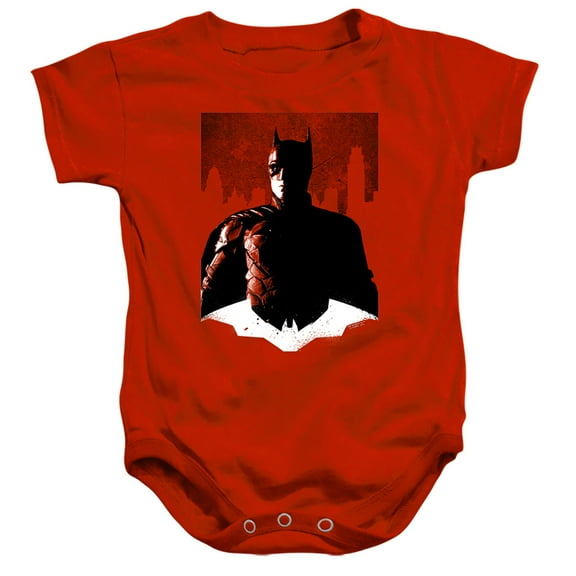 The Batman Noir Batman Unisex Infant Snap Suit for Baby (24 Months) Red