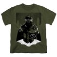 thumbnail image 1 of The Batman Noir Riddler Kids T Shirt (X-Large) for Youth Toddler Boys and Girls, Military Green, 1 of 5