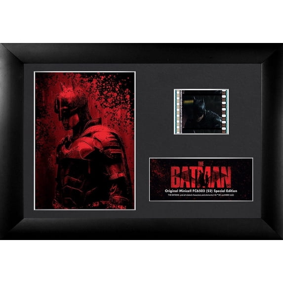 The Batman (Red Rain) Minicell FilmCells Framed Desktop Presentation USFC6503