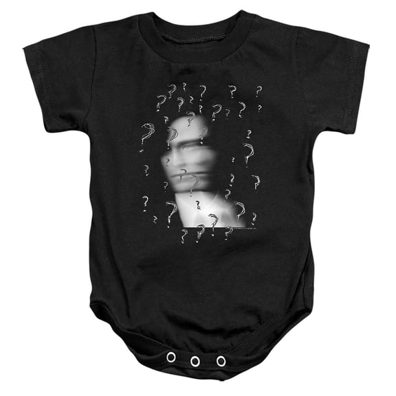 The Batman The Riddler? Unisex Infant Snap Suit for Baby (24 Months) Black