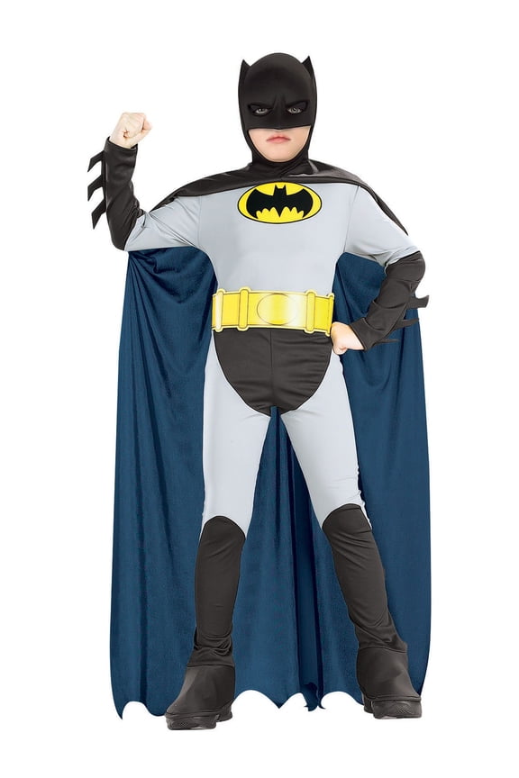 Batman Classic Boy's Halloween Fancy-Dress Costume for Child, S