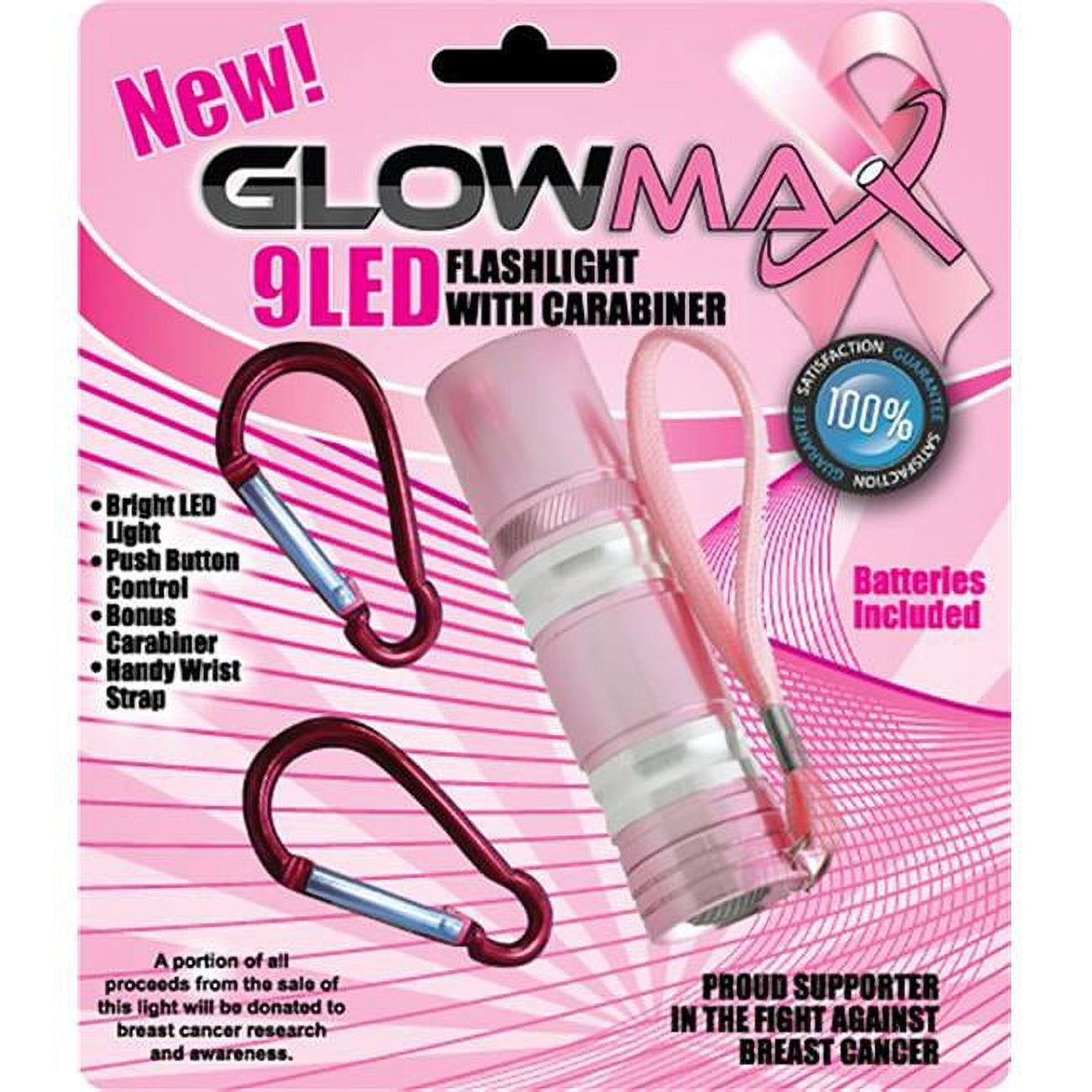 Led Cancer Light The Battery Spot 145131785 9 LED Breast Cancer Awareness Flashlight ...