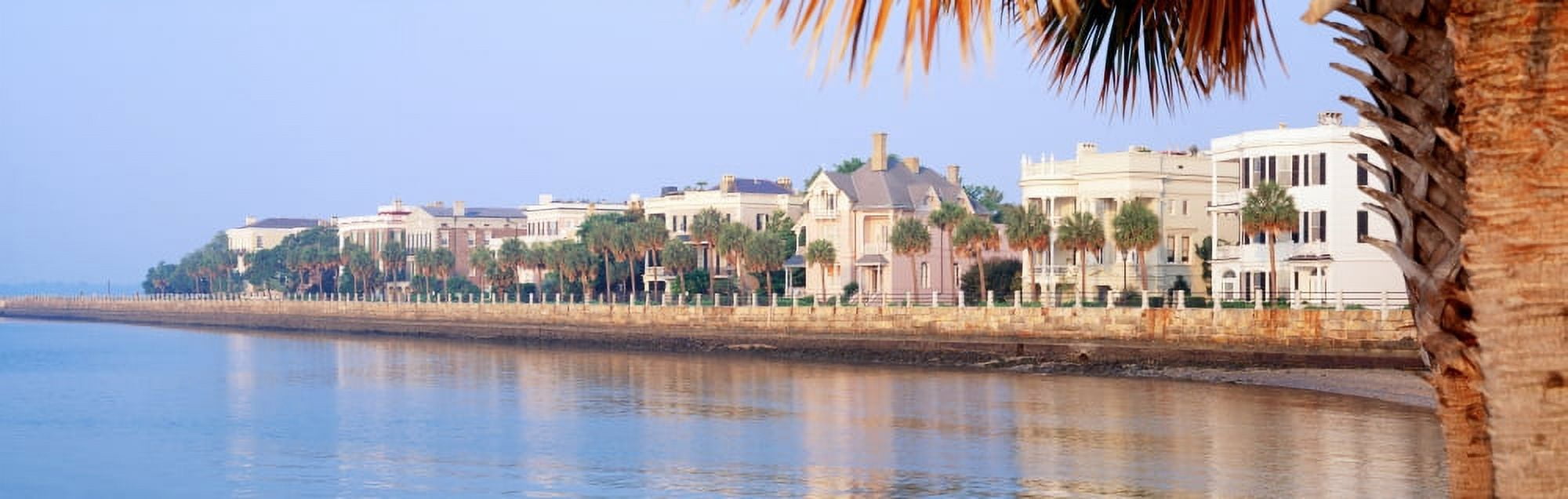 The Battery Waterfront Charleston South Carolina USA Canvas Art - Panoramic Images (36 x 12)