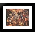thumbnail image 1 of The Battle Between the Gods and the Titans 20x24 Framed Art Print by Joachim Wtewael, 1 of 2